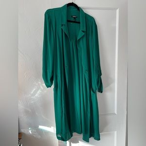 Green light long blazer